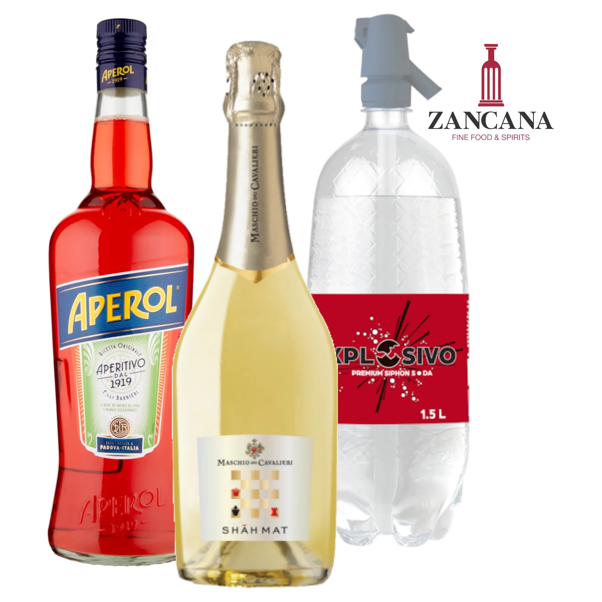 Kit Aperol Spritz Pop | Aperol 1L + Spumante Shãh Mat