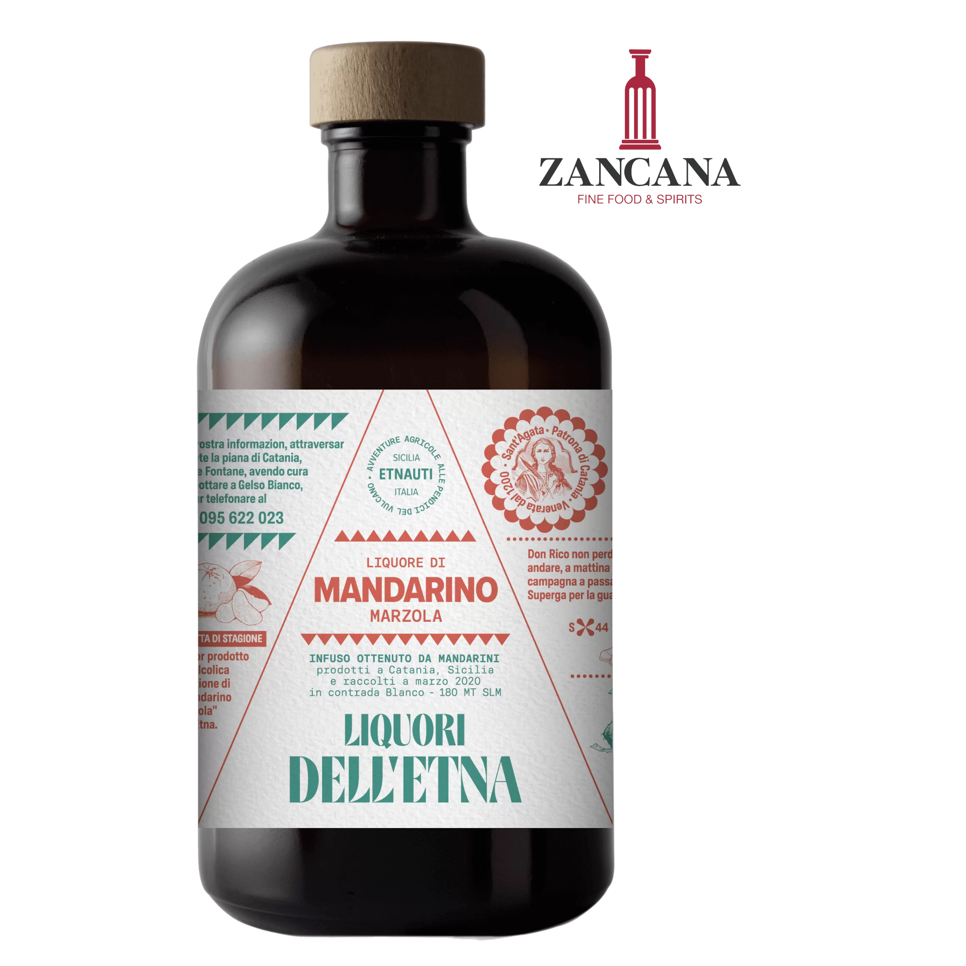 Liquore Artigianale di Mandarino di Marzola Sicilia - 50cl.