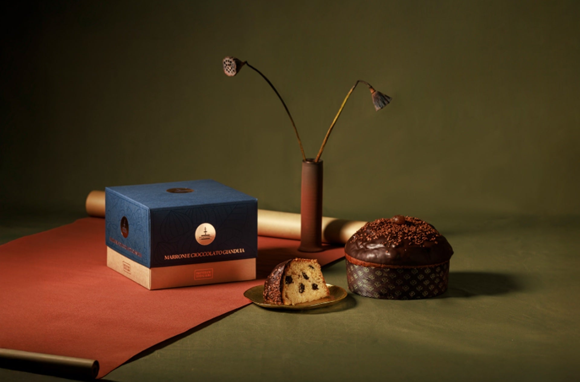 Panettone Fiasconaro Marroni Cioccolato Gianduia