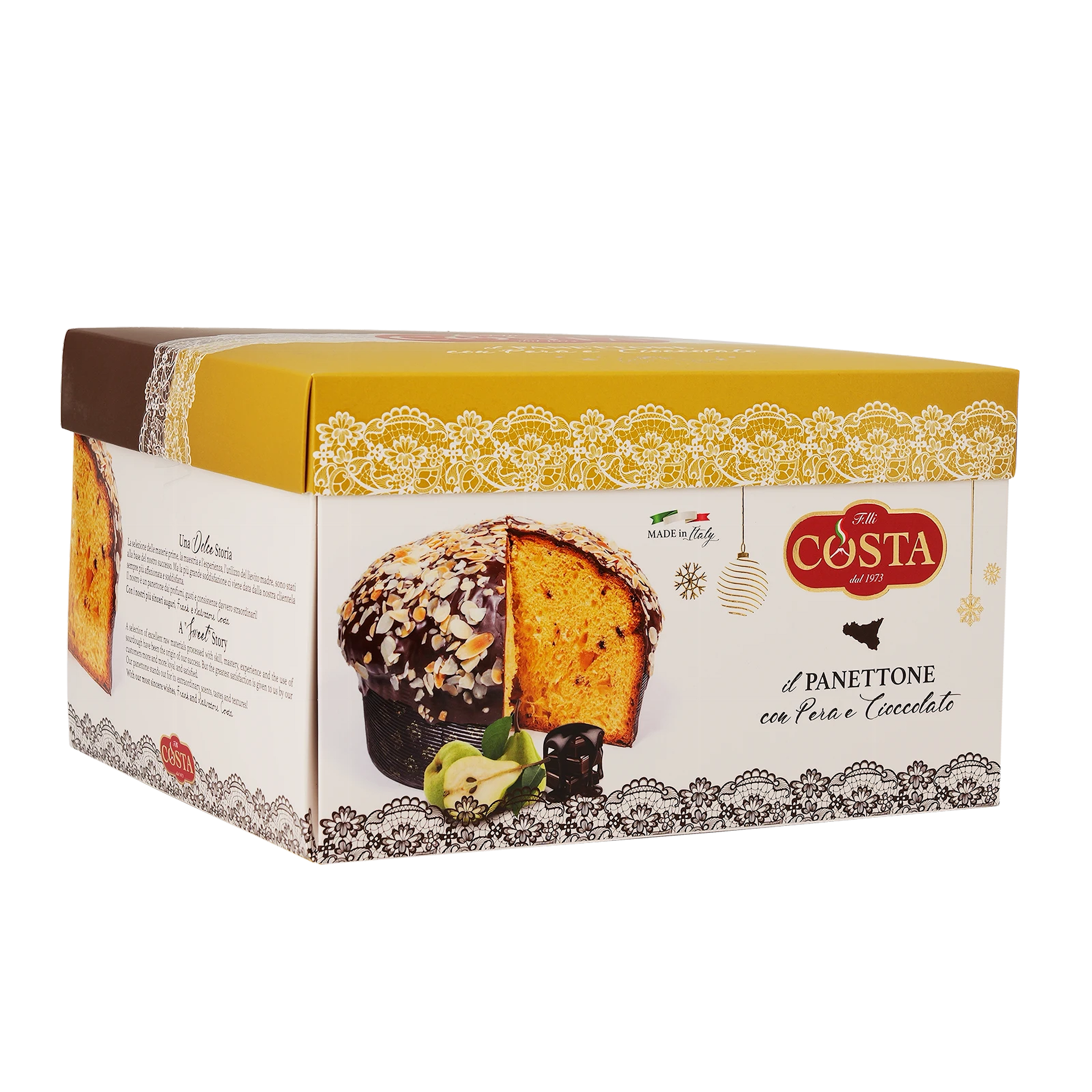 Panettone Costa Pera e Cioccolato