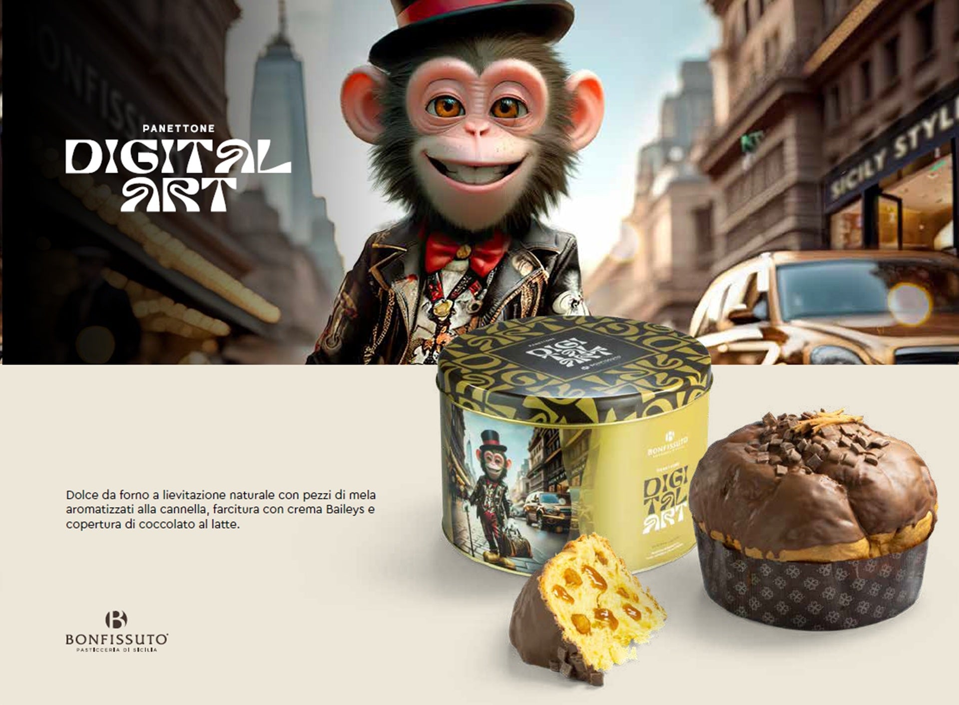 Panettone Bonfissuto Digital Art