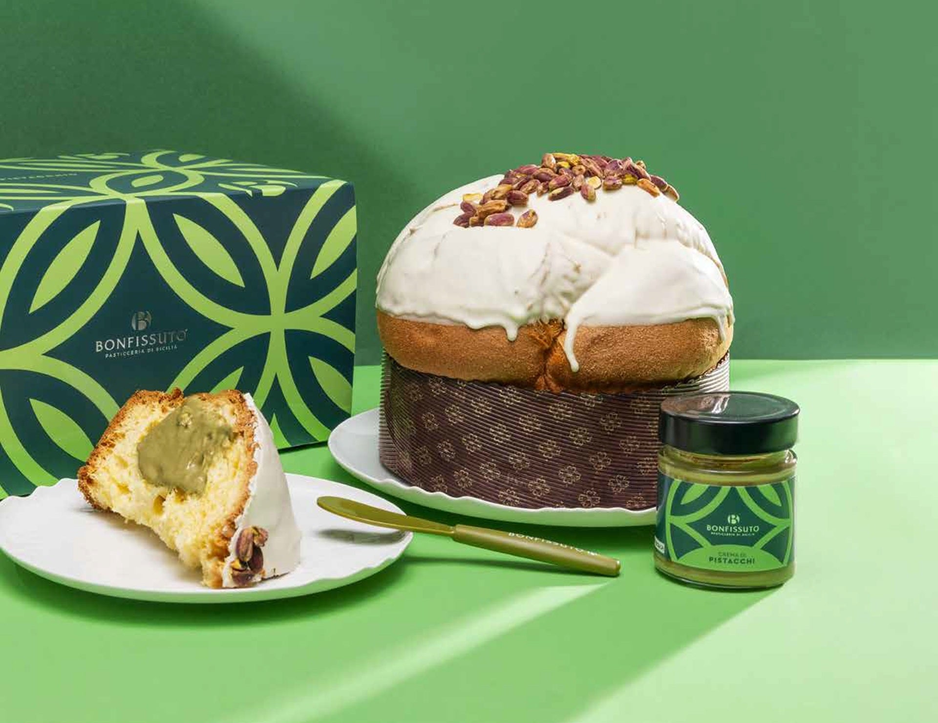 Panettone Bonfissuto al Pistacchio