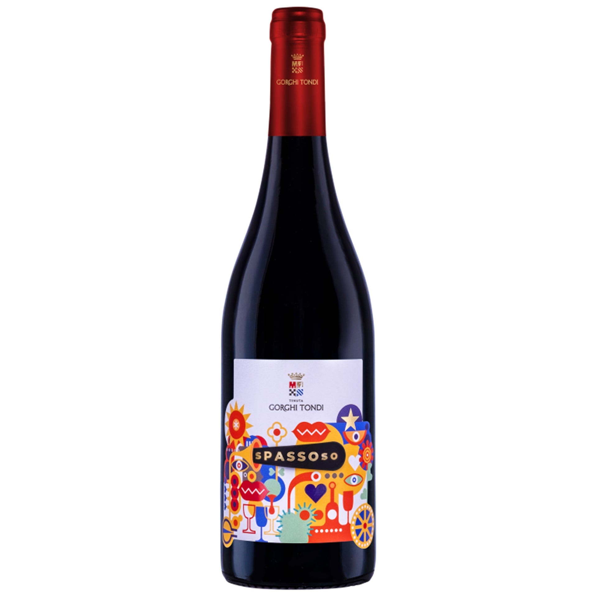 Gorghi Tondi Spassoso Rosso 75cl.
