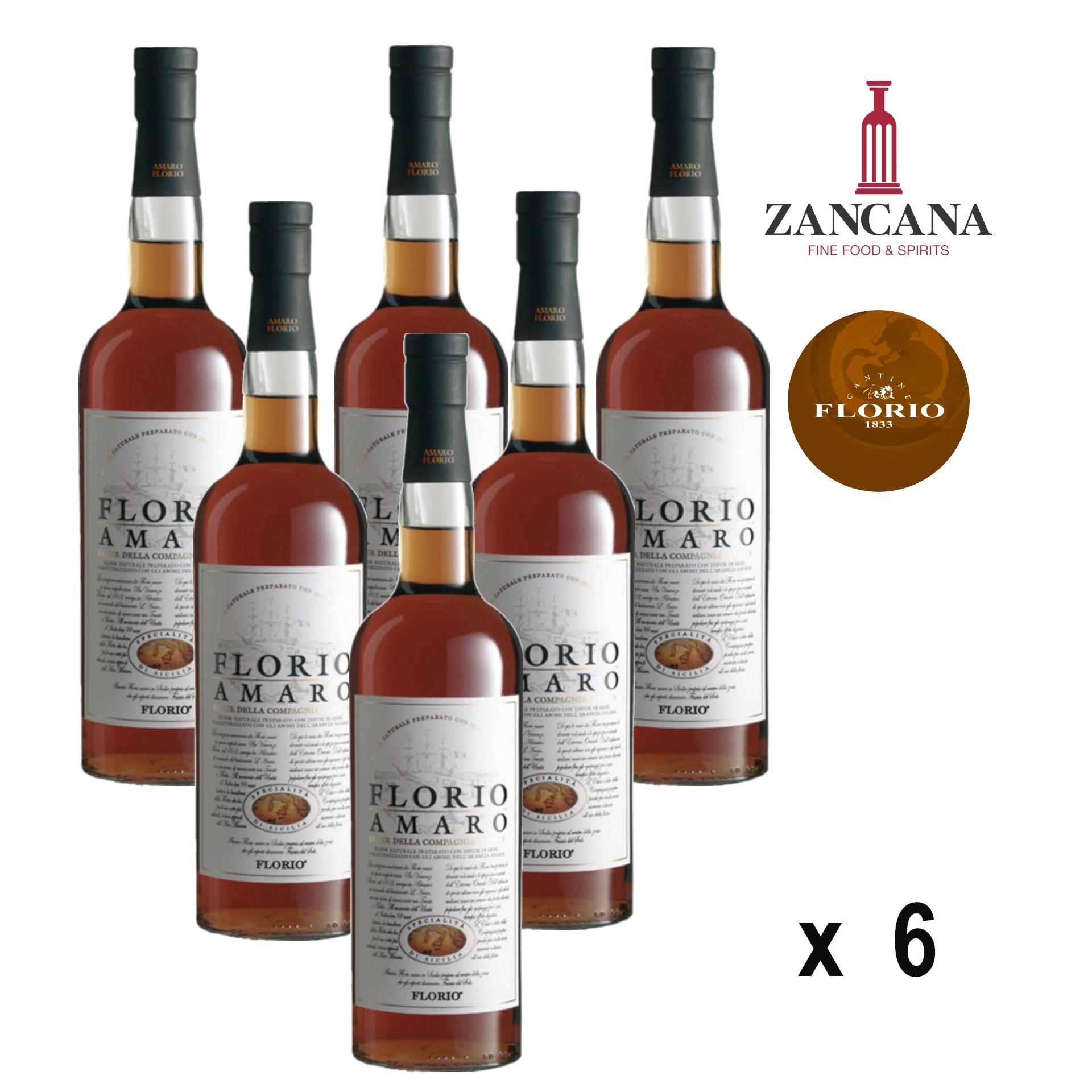 Amaro Florio 6 bottiglie x 70cl.