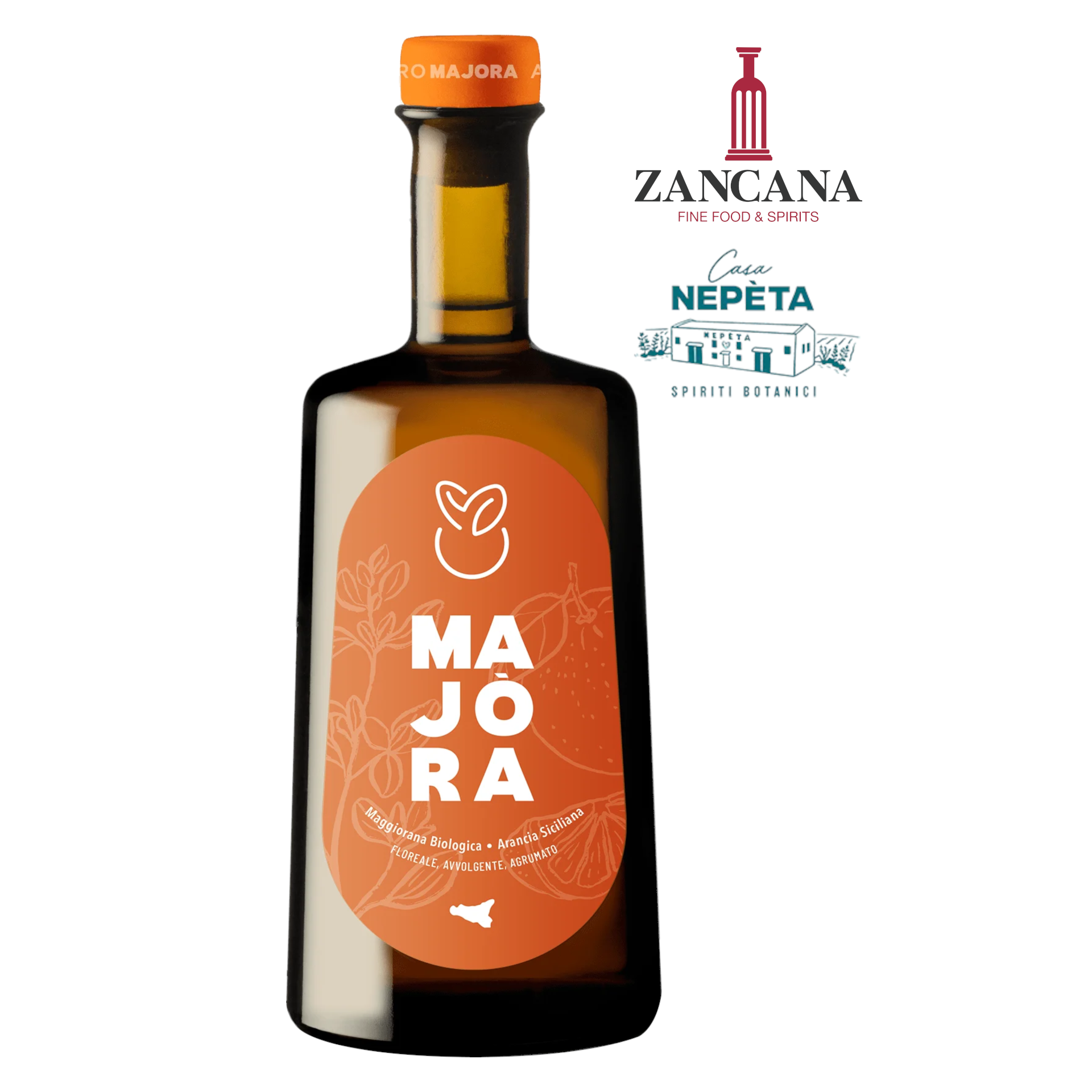 Amaro Majora - Liquore Artigianale Siciliano alla Maggiorana e Arancia Amara -50cl