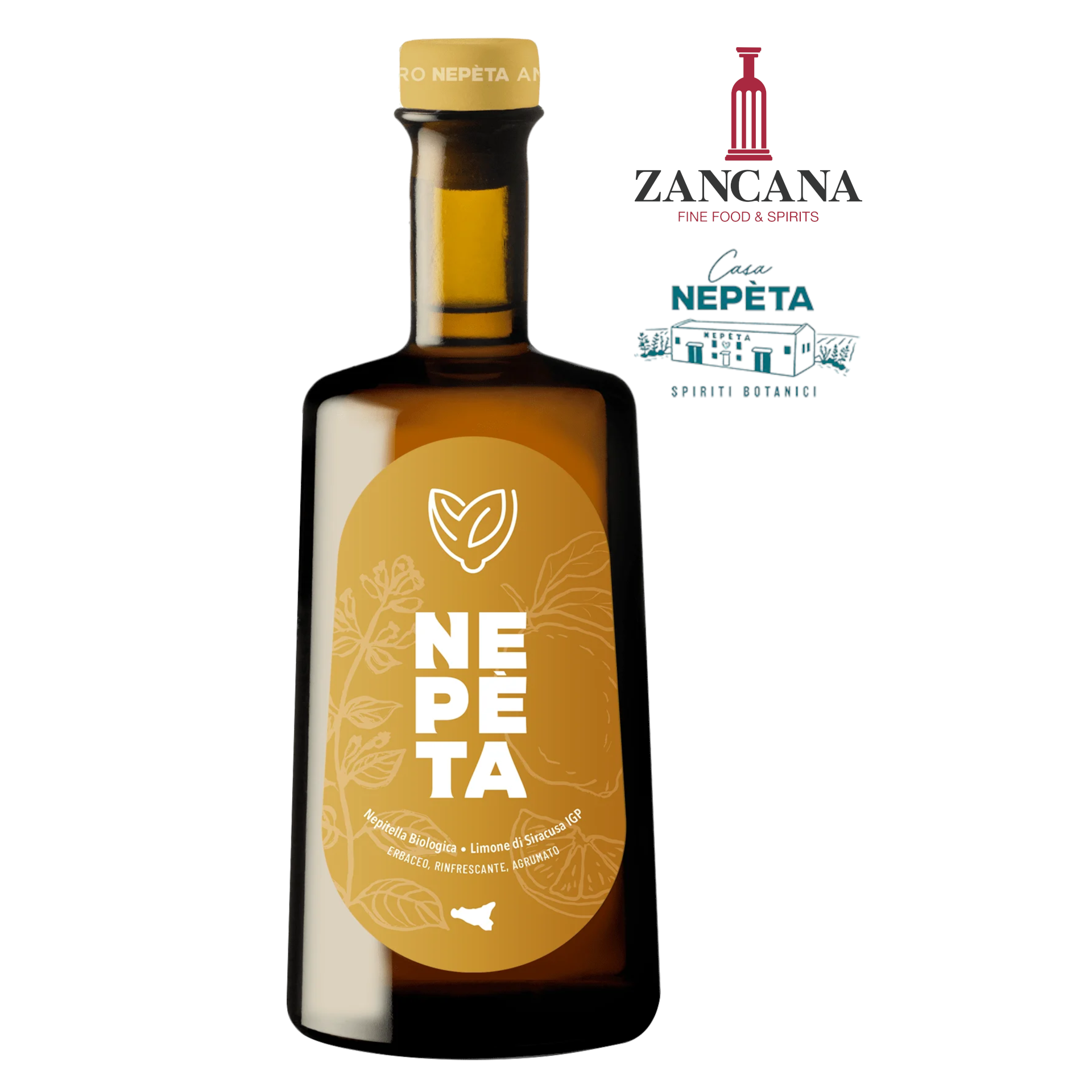 Amaro Nepèta - Liquore Artigianale Siciliano alla Nepitella e Limone IGP - 50cl