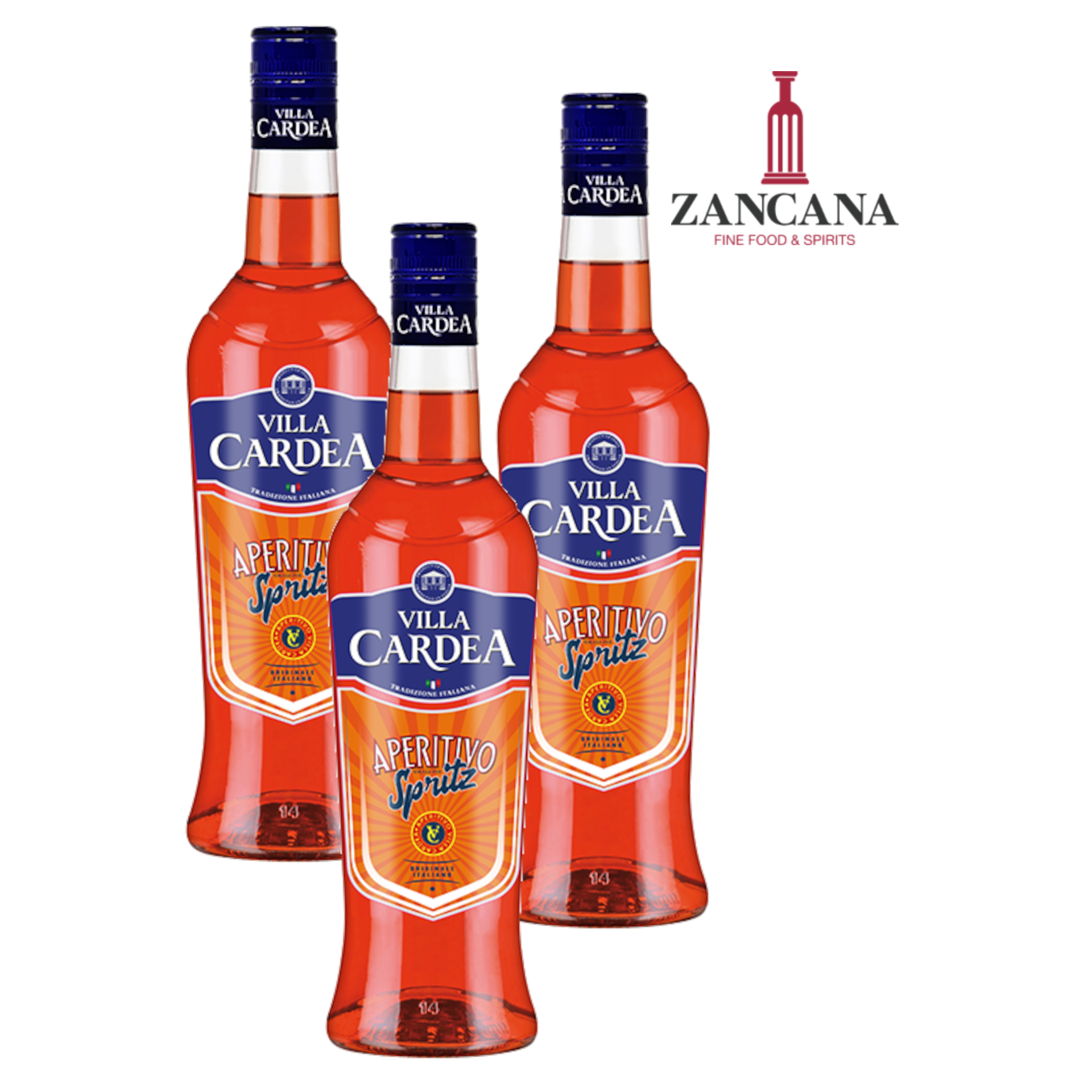 Aperitivo Villa Cardea 1 Litro - Liquore per Spritz (3 bottiglie)