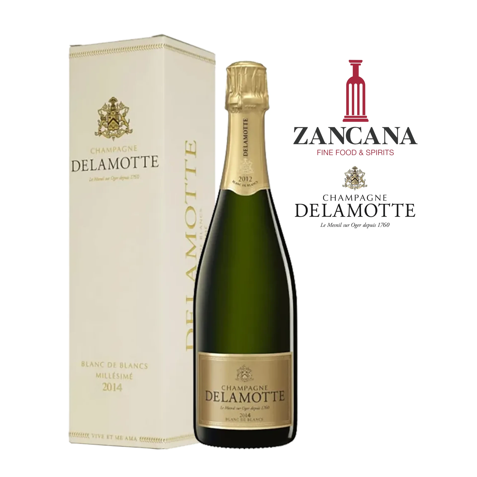Champagne Delamotte Brut Blanc de Blancs Millesime' 2014