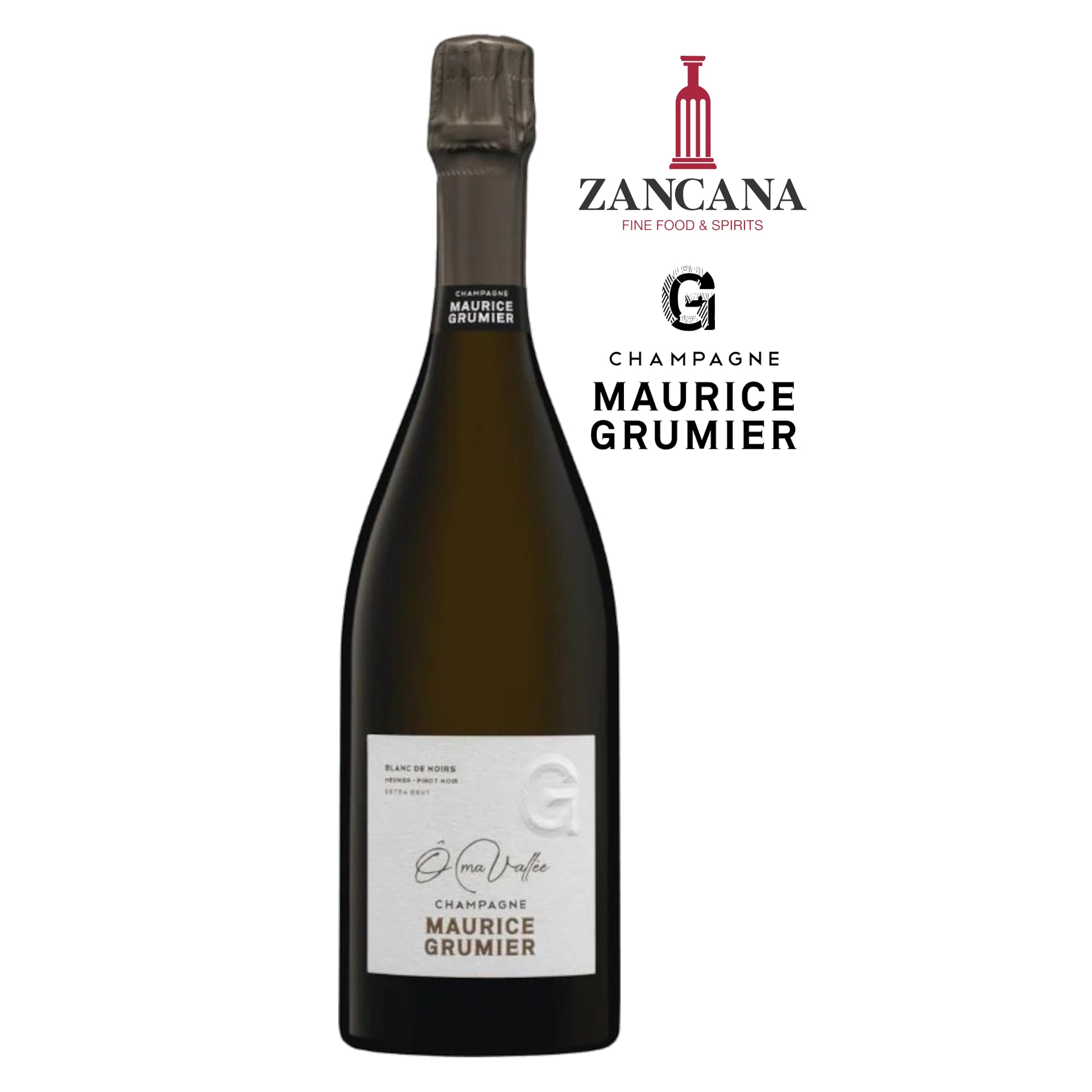 Champagne O Ma Vallee Maurice Grumier Blanc de Noirs Brut 375ml.