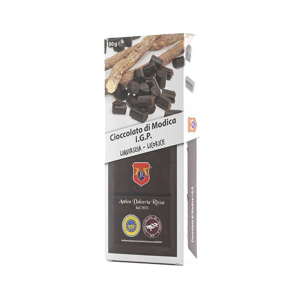 Cioccolato di Modica I.G.P. alla Liquirizia 100 gr.