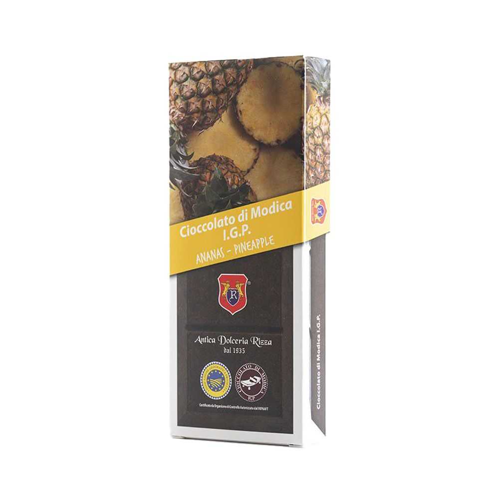 Cioccolato di Modica I.G.P. all'Ananas - 100 gr.