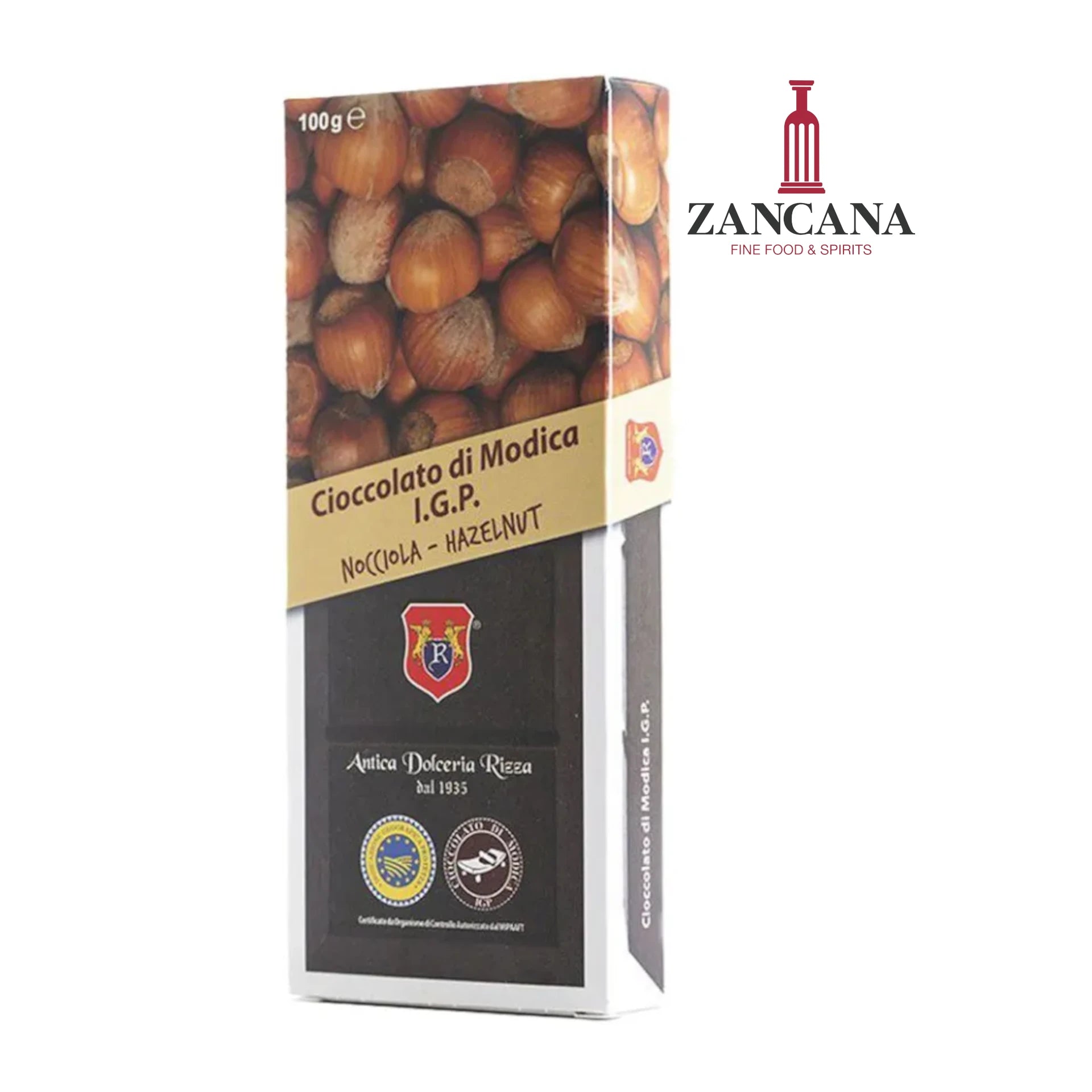 Cioccolato di Modica I.G.P. alla Nocciola 100 gr.