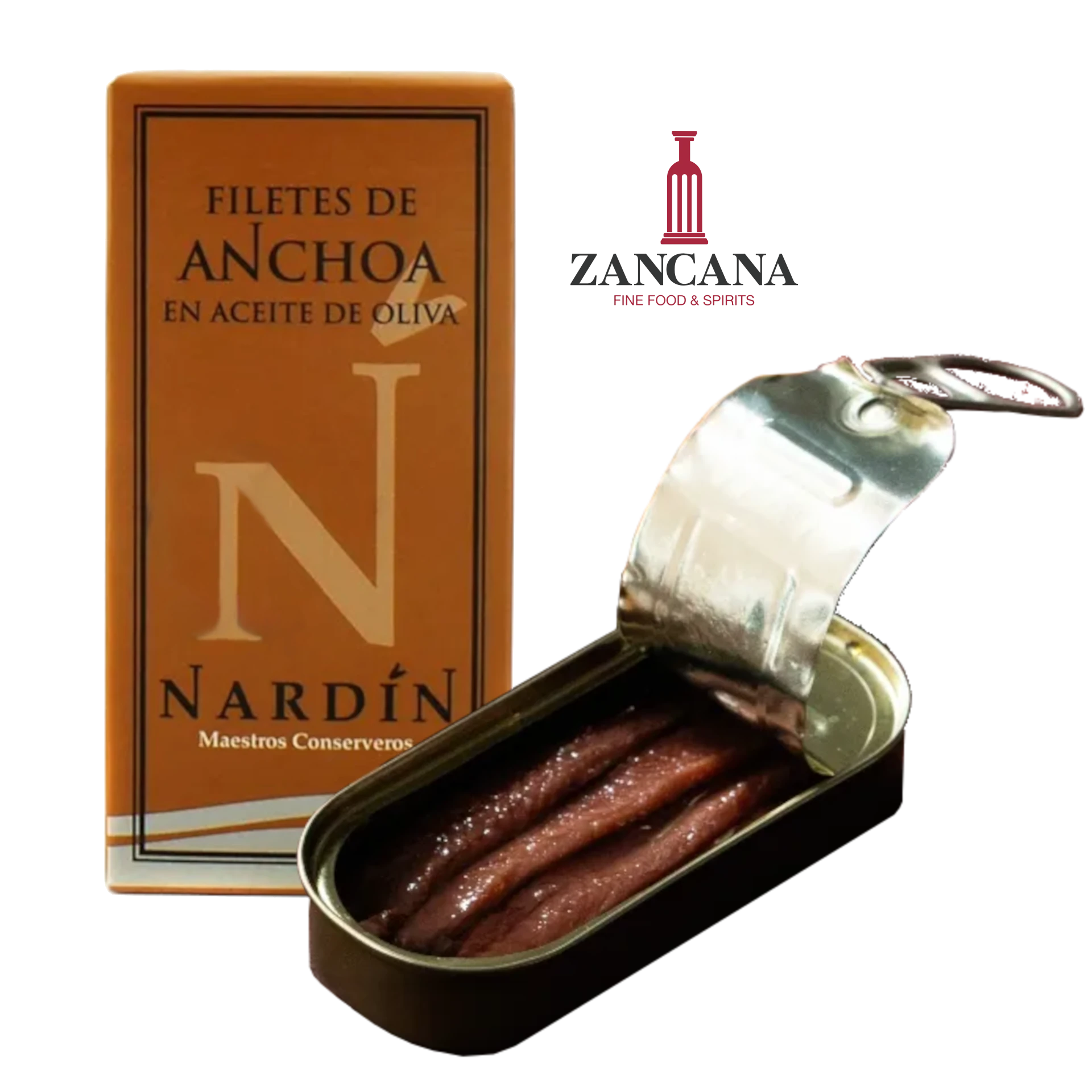 Filetti di Acciughe del Cantabrico in Olio di Oliva - Conservas Nardin (50g)