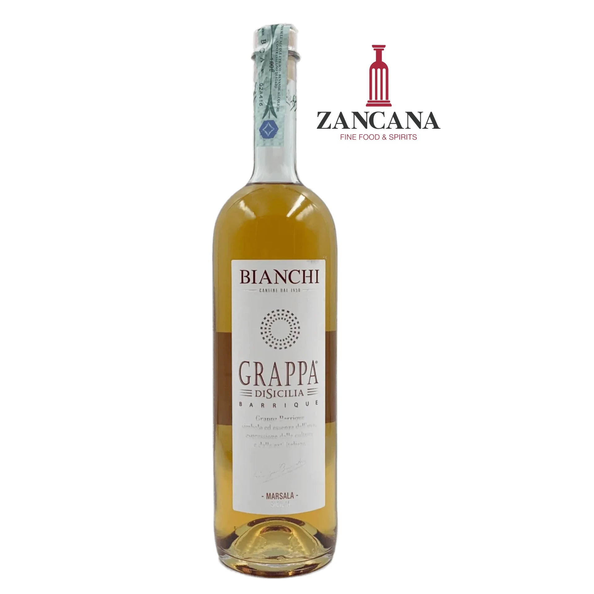 Grappa di Sicilia Barrique - Distilleria Bianchi - 1 Lt