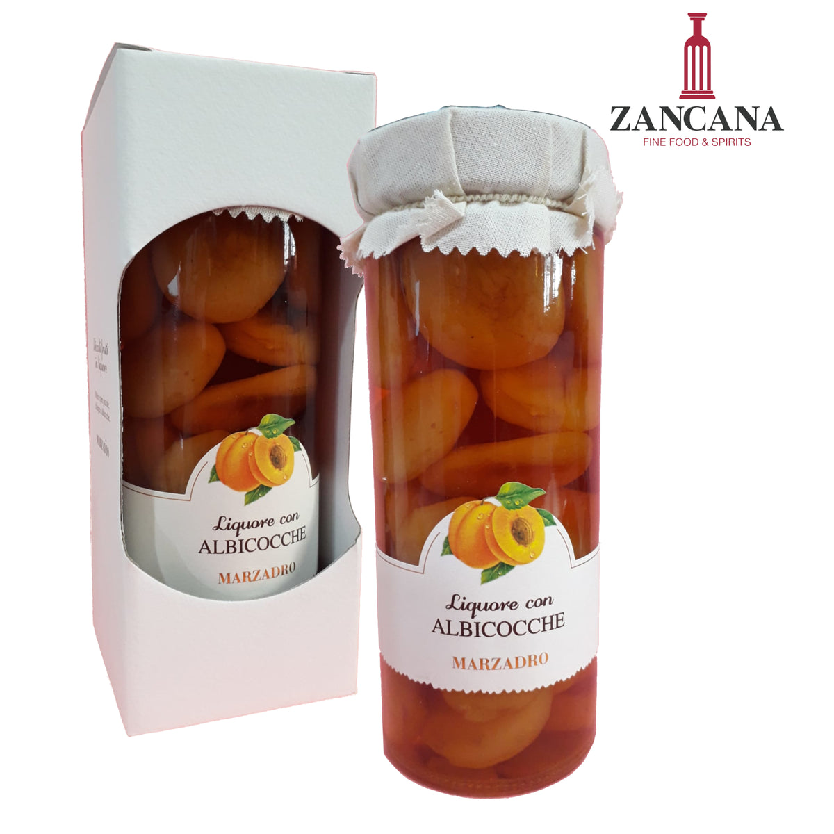 Albicocche in Liquore Marzadro 650gr.