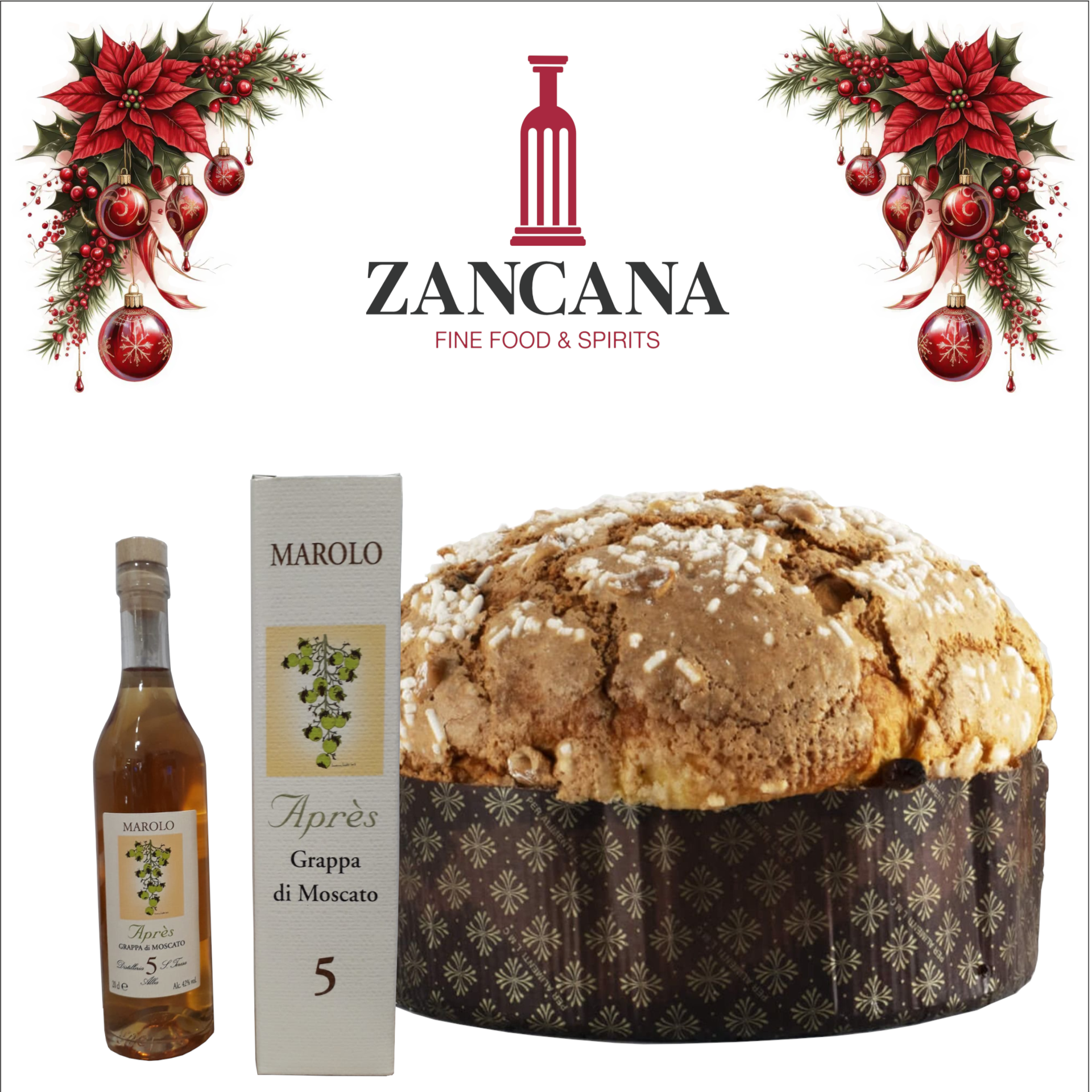 Panettone MAROLO Grappa di Moscato