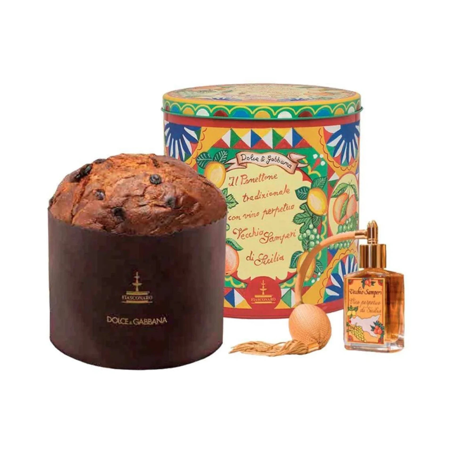 Panettone Dolce&Gabbana al Vino perpetuo Vecchio Samperi