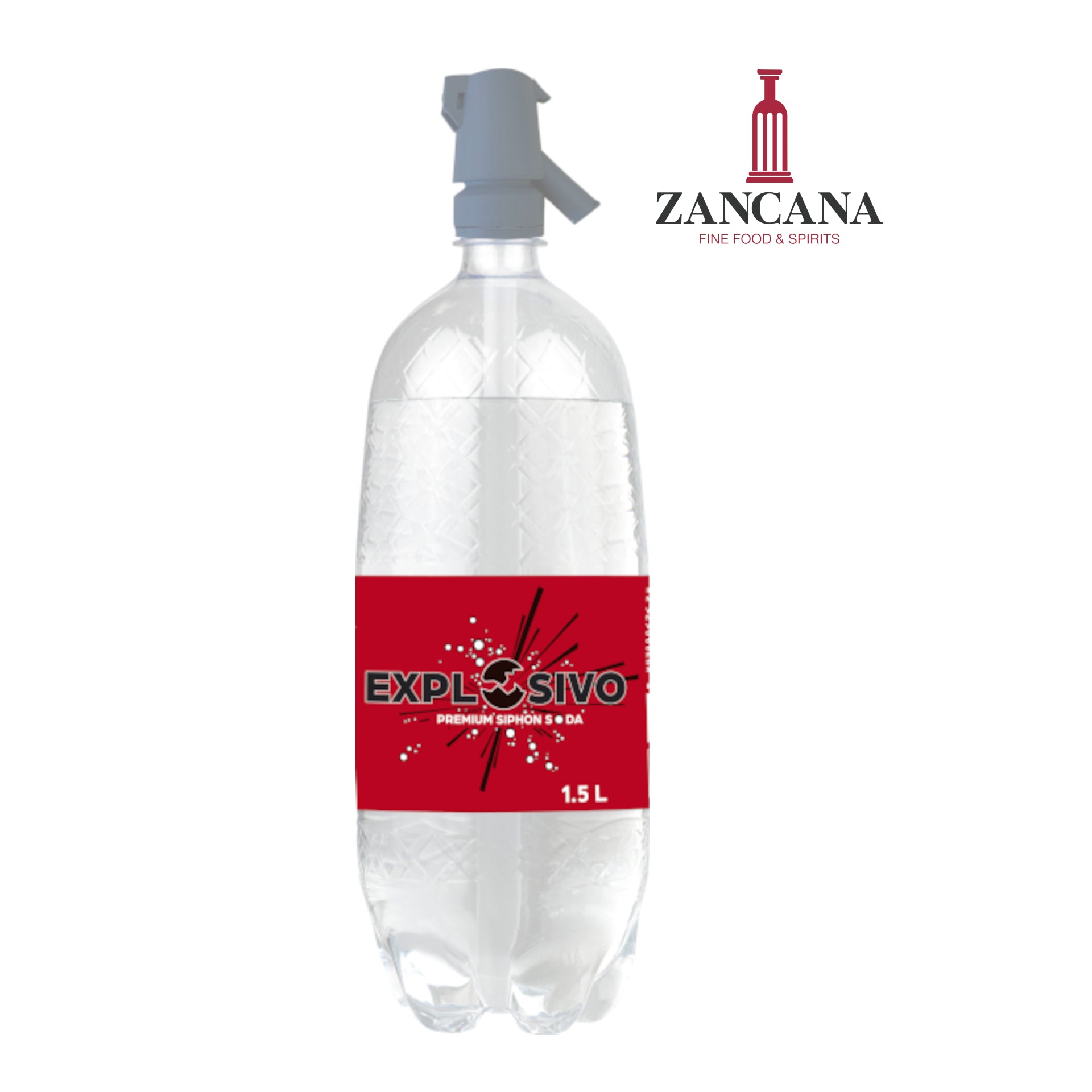 Sifone Seltz Explosivo Premium 1,5L - Per Spritz e Cocktail