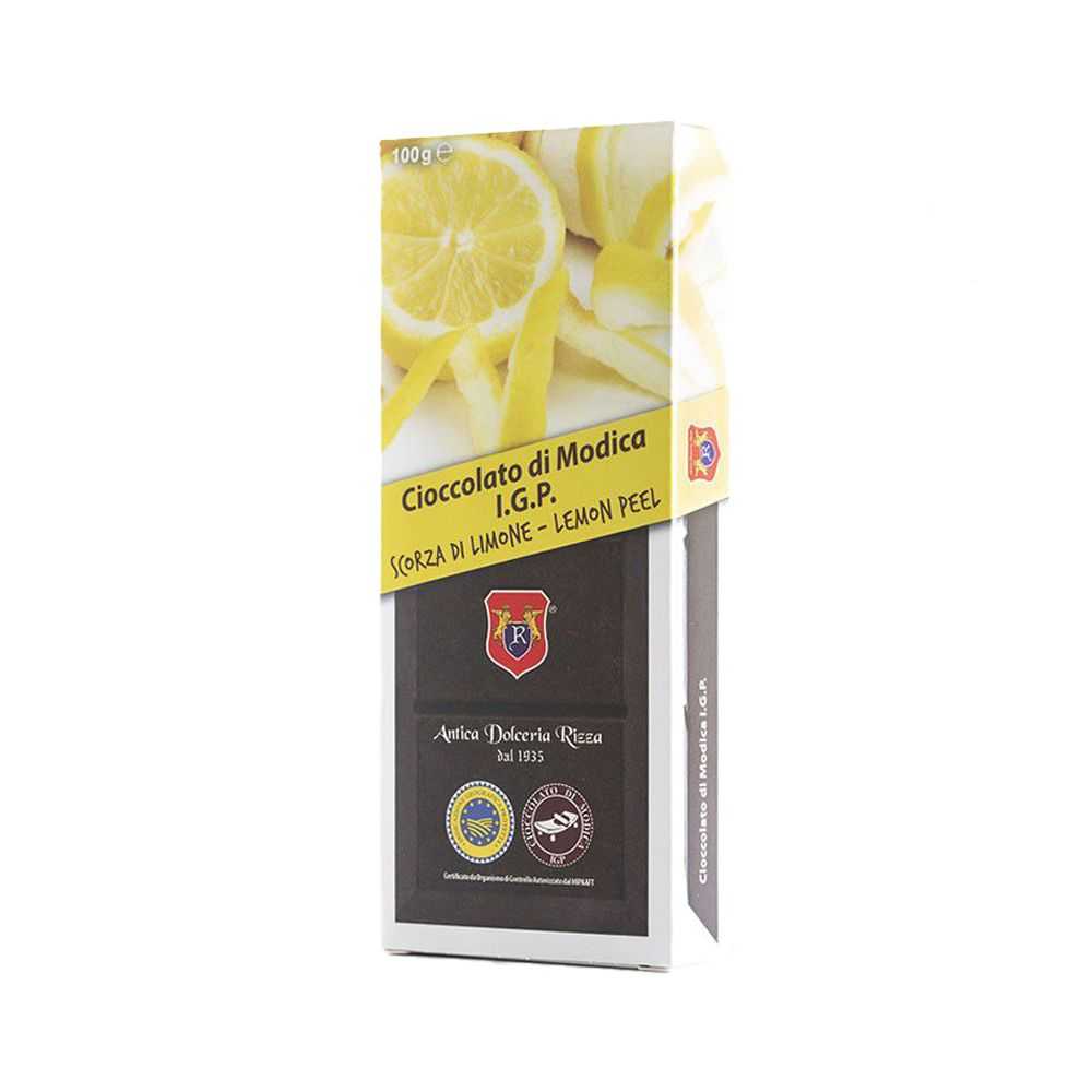 Cioccolato di Modica I.G.P. Scorze di Limone 100 gr.