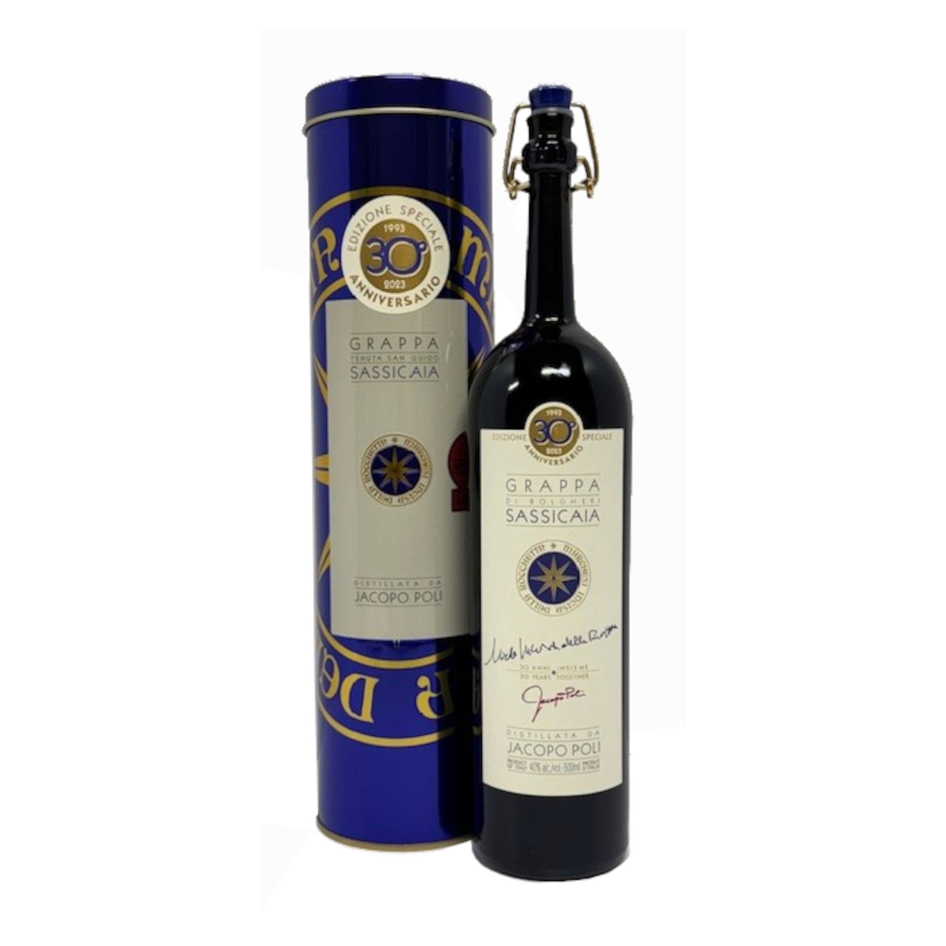 Grappa di Bolgheri Sassicaia Edizione Speciale 30° Anniversario