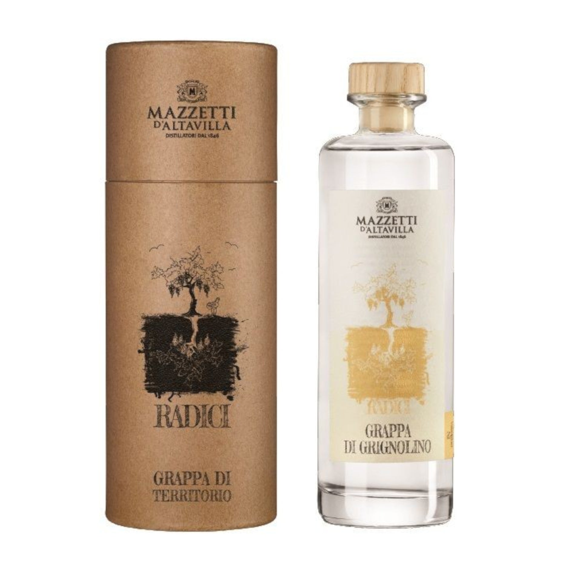 Grappa Mazzetti d'Altavilla di Grignolino in purezza "Radici"