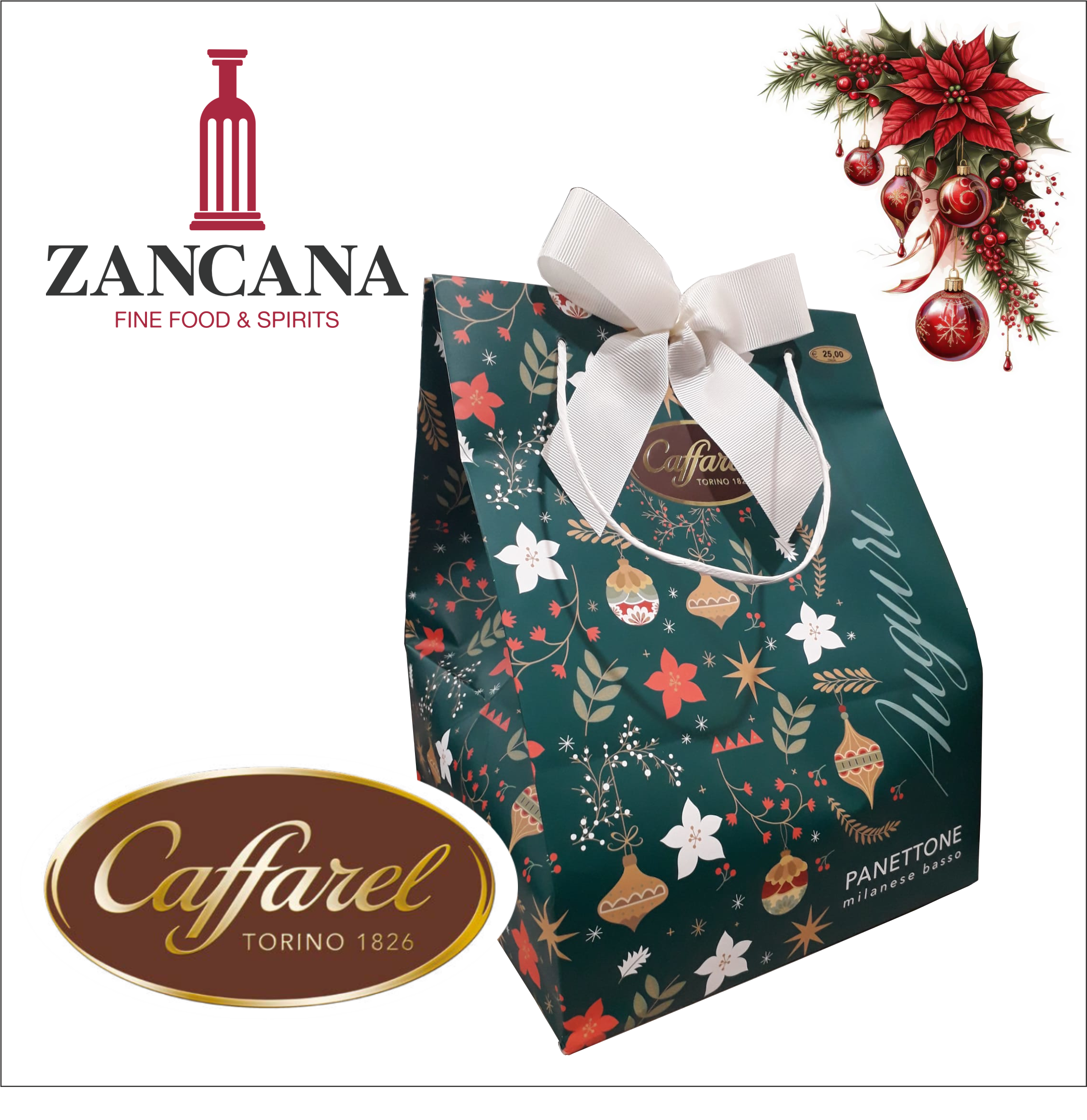 Panettone Caffarel Milanese Basso  - 1 Kg.