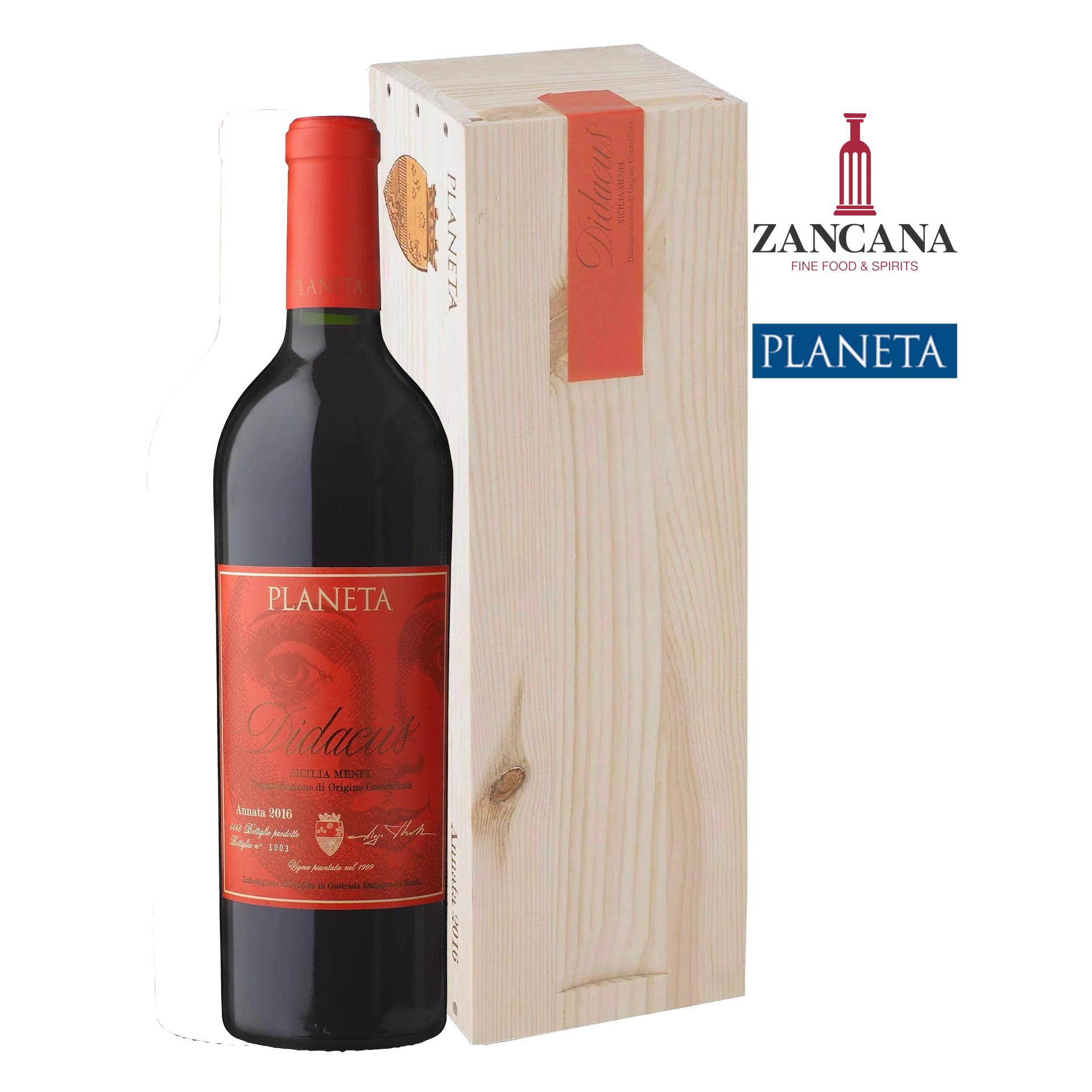 Planeta "Didacus" Franc DOC Cabernet  - cassetta in legno - 75cl. Sicilia Menfi
