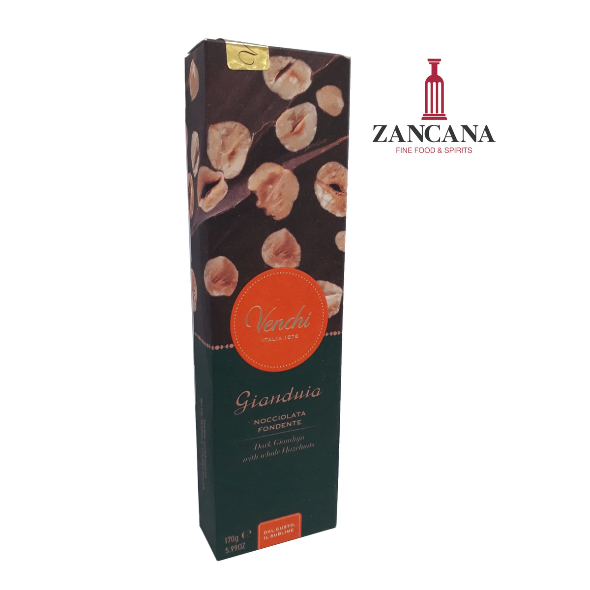 Tavoletta Gianduia Fondente Nocciolata Venchi 170gr.